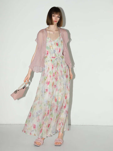 Whimsical Fairy Long Flowy Summer Dress