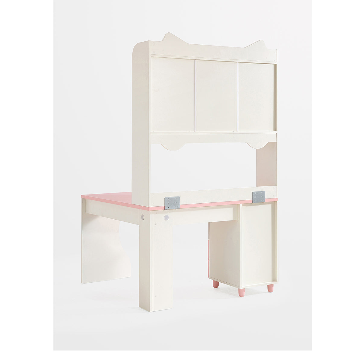 whimsical kitty cat tall bookcase and pink study table all 10