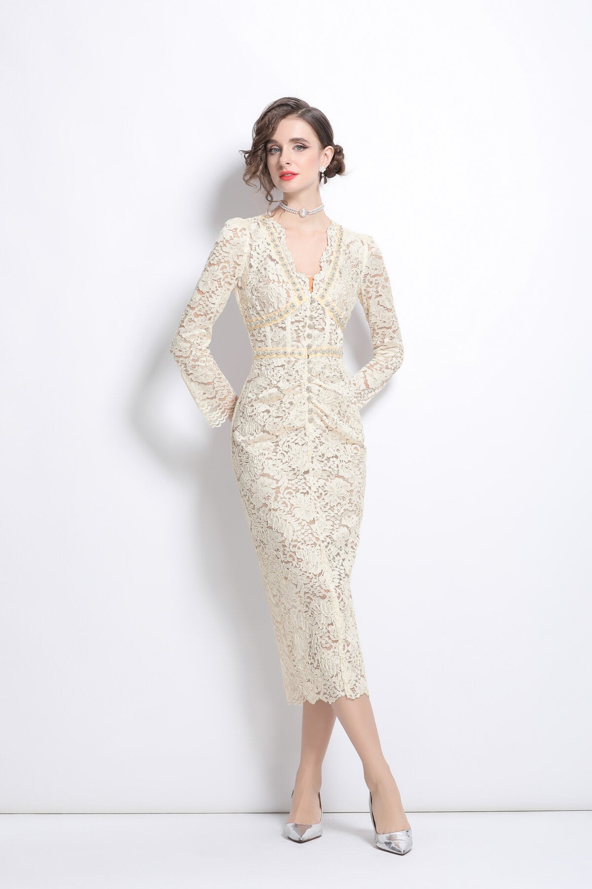 white cutout lace dress with inner slip all ivory 3.JPG