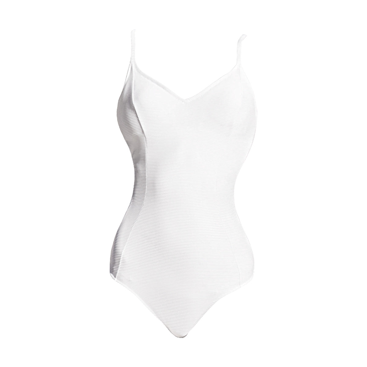 white french biniki with low back cutout all white 4