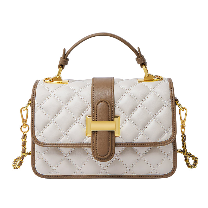 white grandeur satchel bag all 1