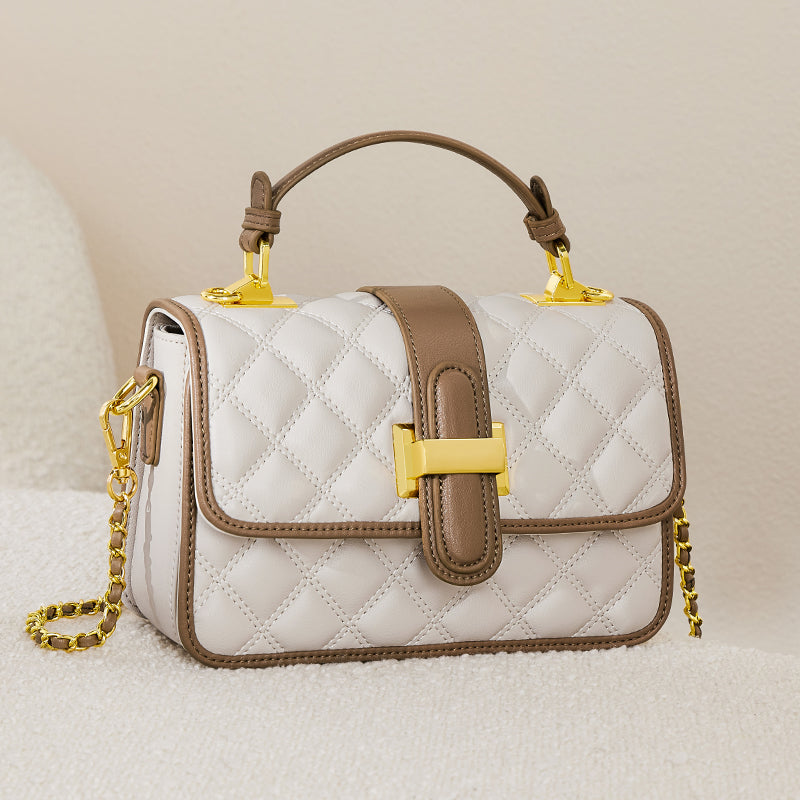 white grandeur satchel bag all 2