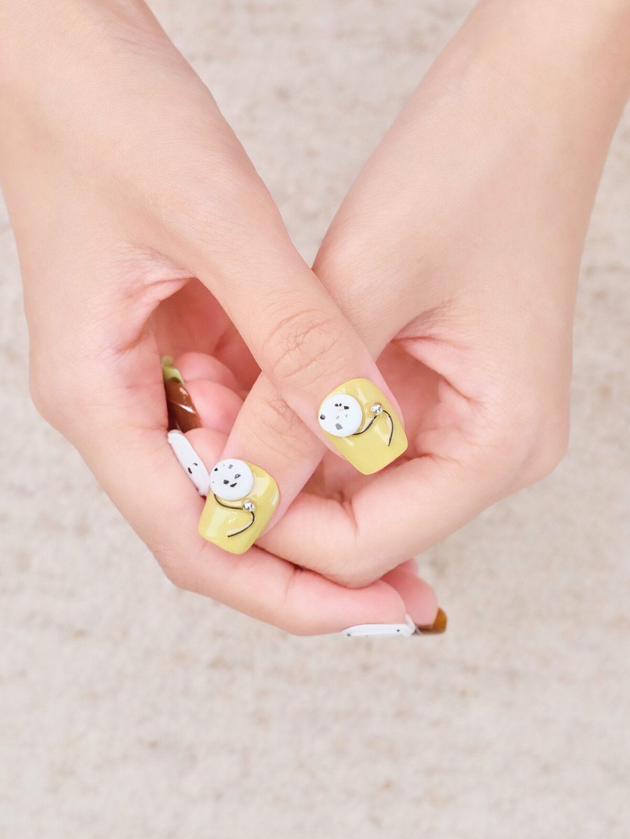 White Tea Joy Press-On Nails