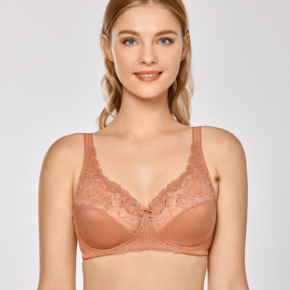 Wireless Full Coverage Lace Comfort Bra