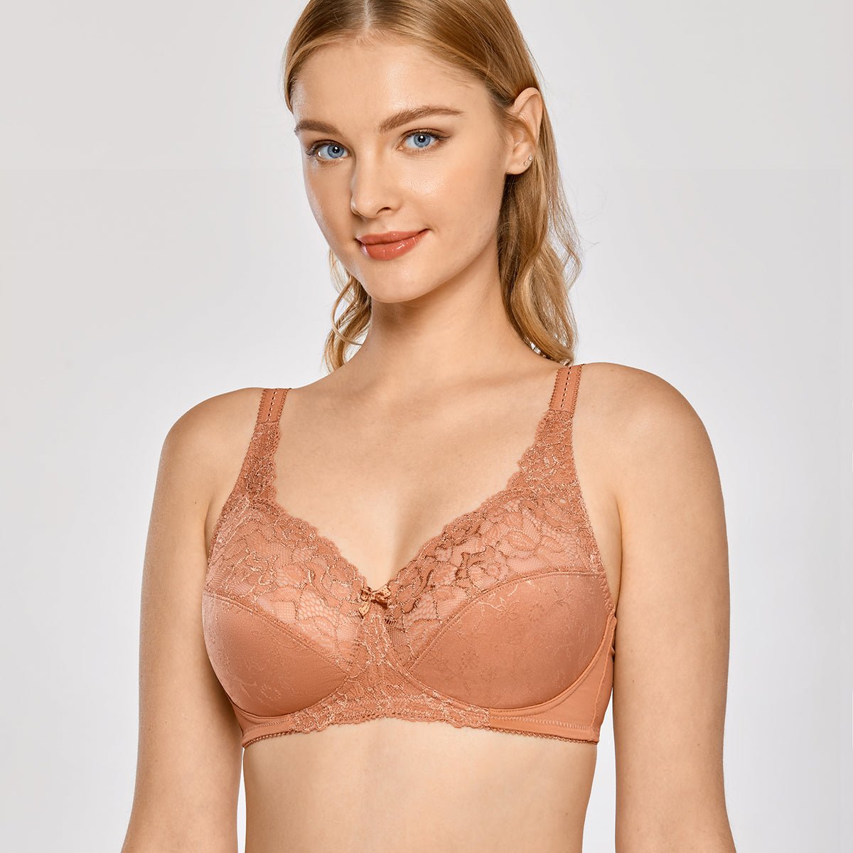 Wireless Full Coverage Lace Comfort Bra