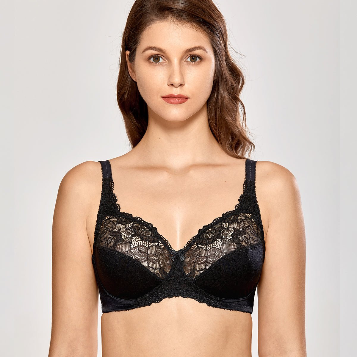 Wireless Full Coverage Lace Comfort Bra