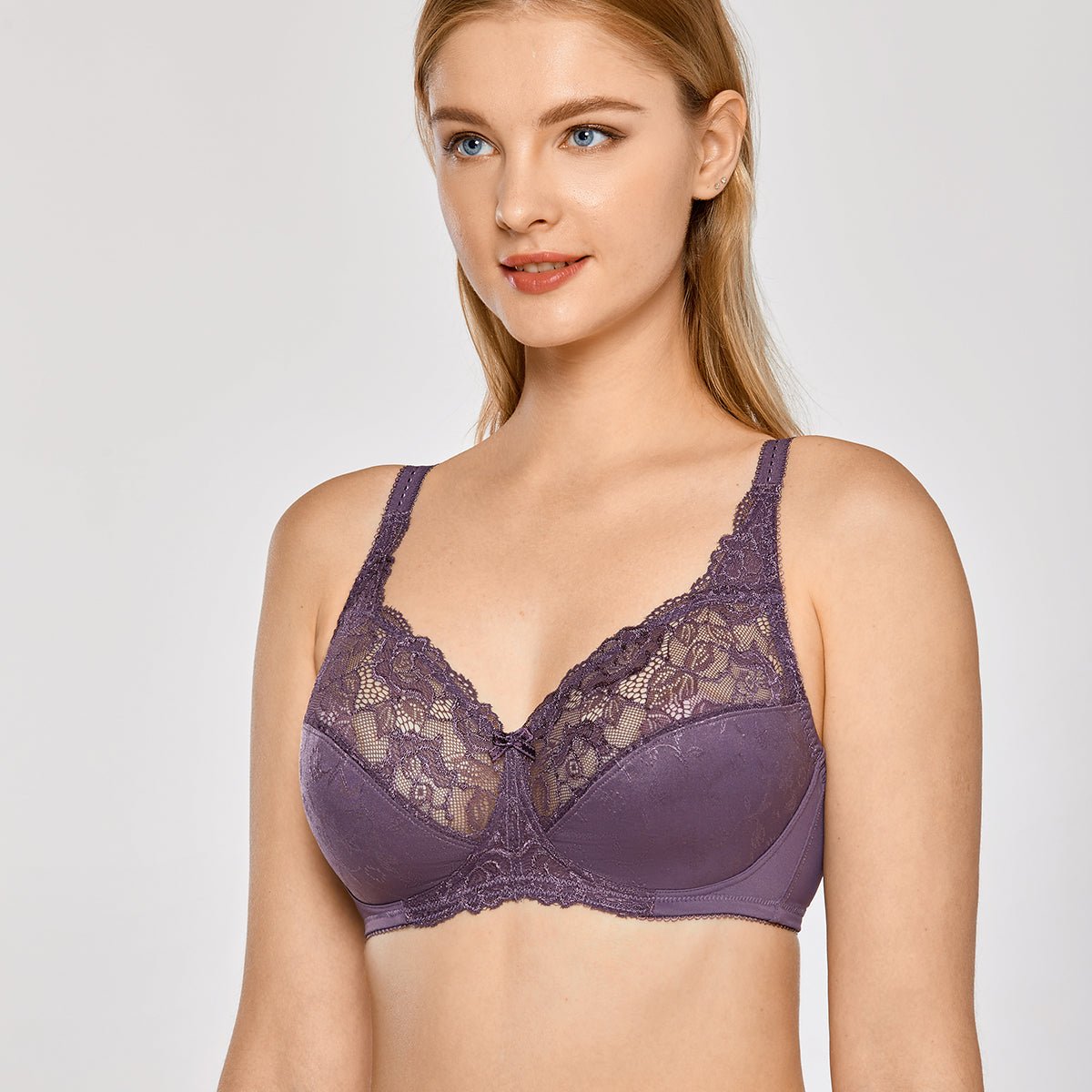Wireless Full Coverage Lace Comfort Bra