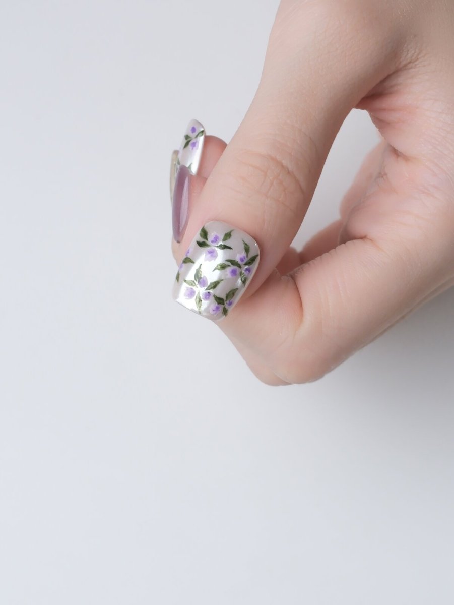 Wisteria Garden 3D Press-On Nails