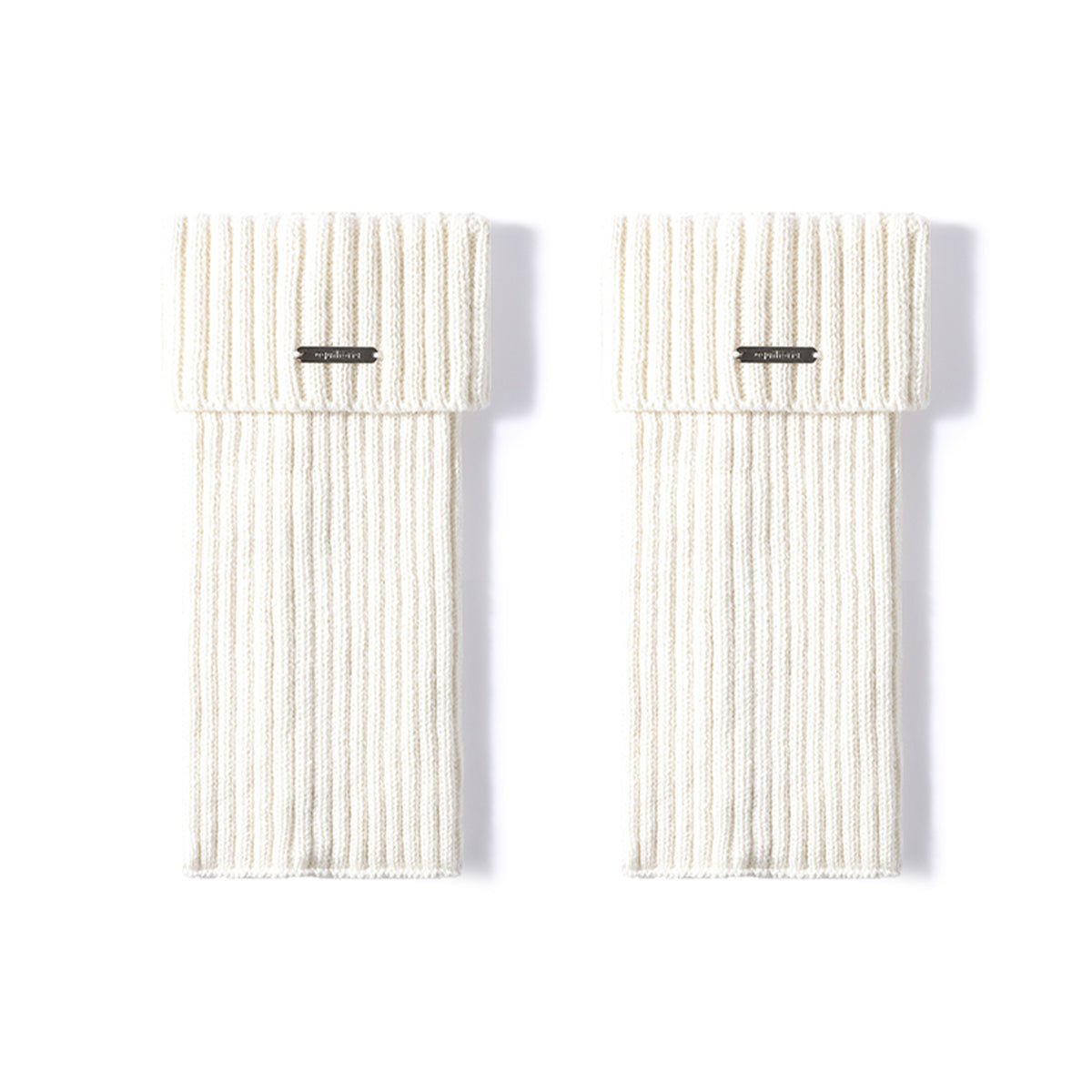 Women's 30cm Cuffed Ribbed Leg Warmers – Autumn & Winter 2 - Pair Set