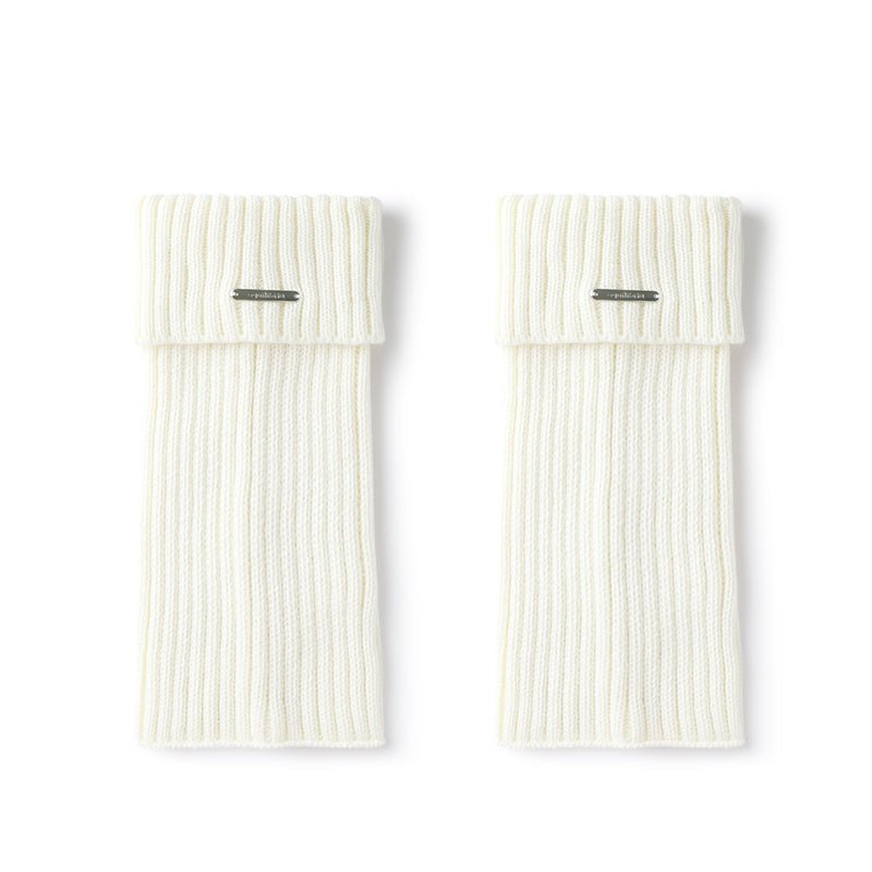 Women's 30cm Cuffed Ribbed Leg Warmers – Autumn & Winter 2 - Pair Set