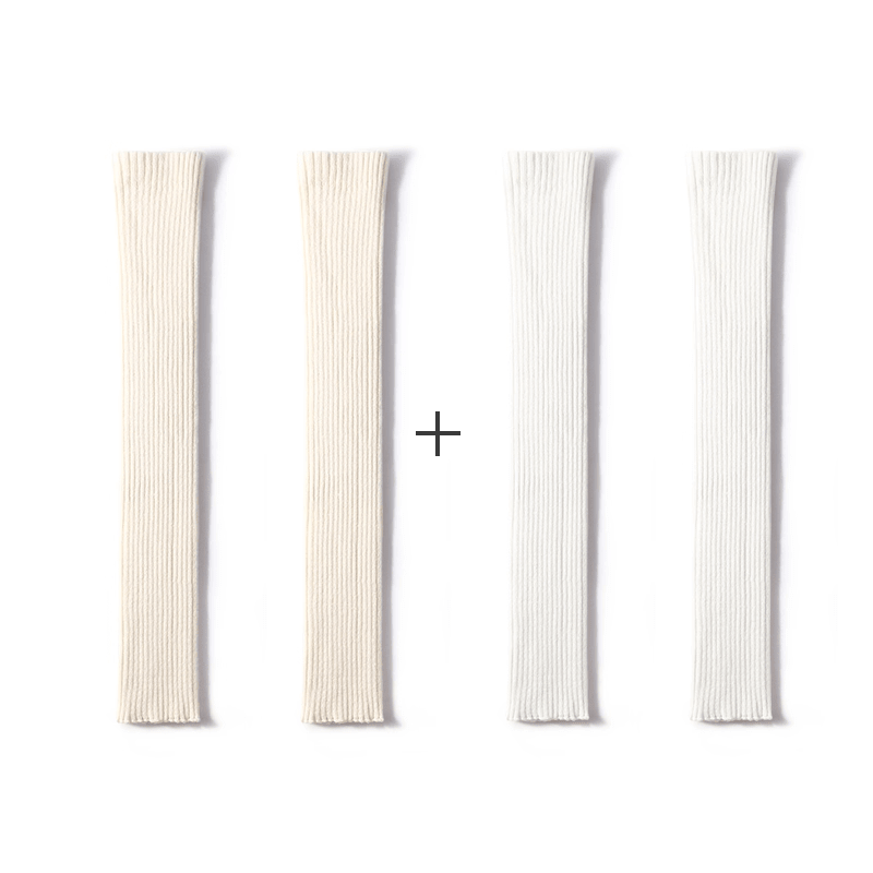 Women's 67cm Ribbed Long Sock Covers – Autumn & Winter 2 - Pair Set