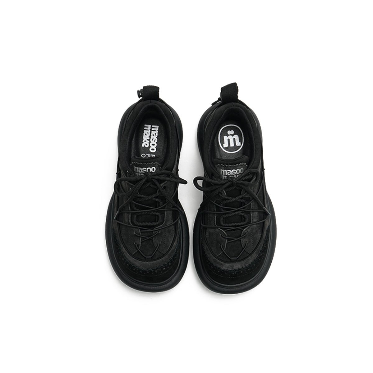 Women's Brogue - Detail Chunky Platform Sneakers – Cage Lace Winter Shoes