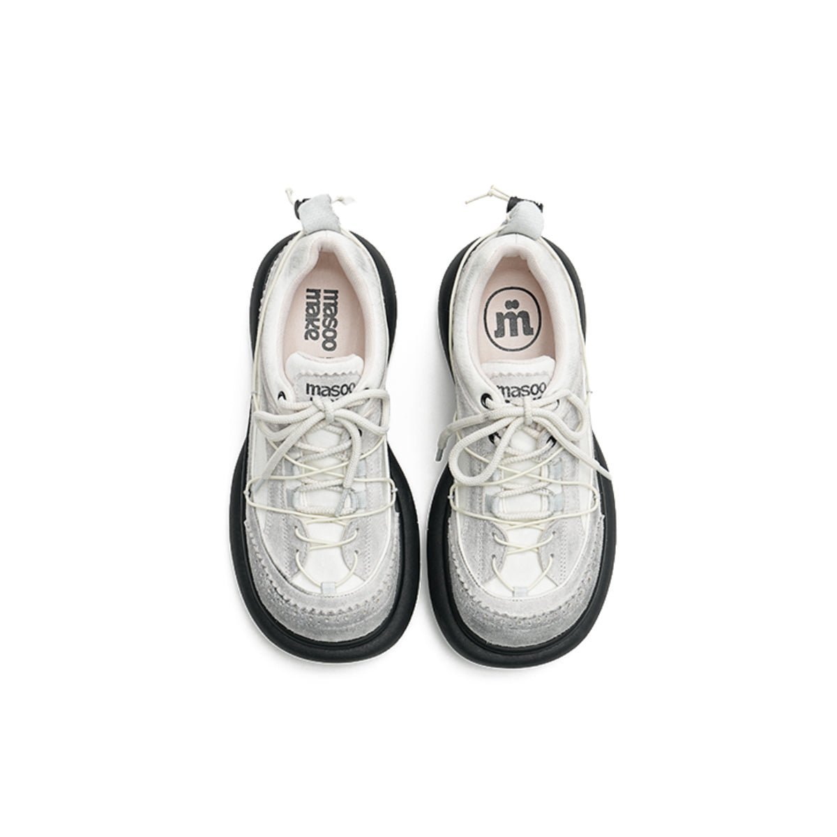 Women's Brogue - Detail Chunky Platform Sneakers – Cage Lace Winter Shoes