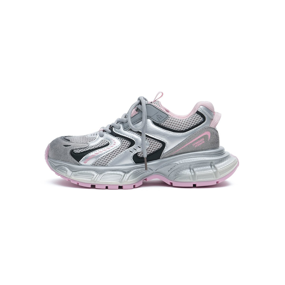 Women's Casually Comfortable Running Shoes – Chunky Technical Mesh Trainers
