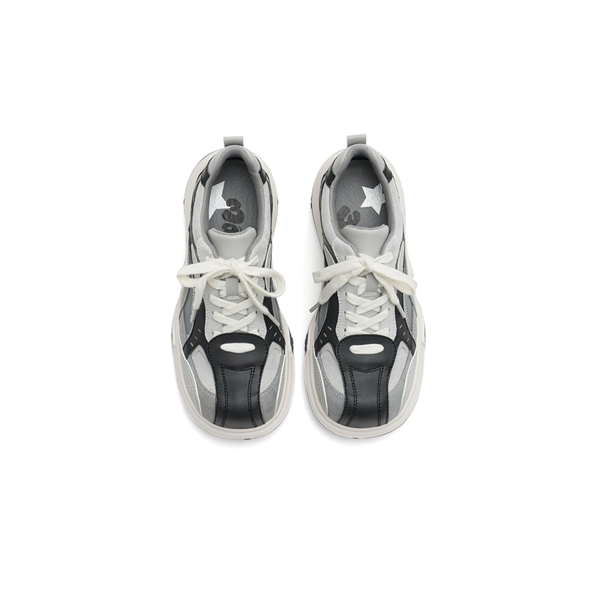 Women's Chunky Dad Sneakers – Paw Print Platform Sport Shoes