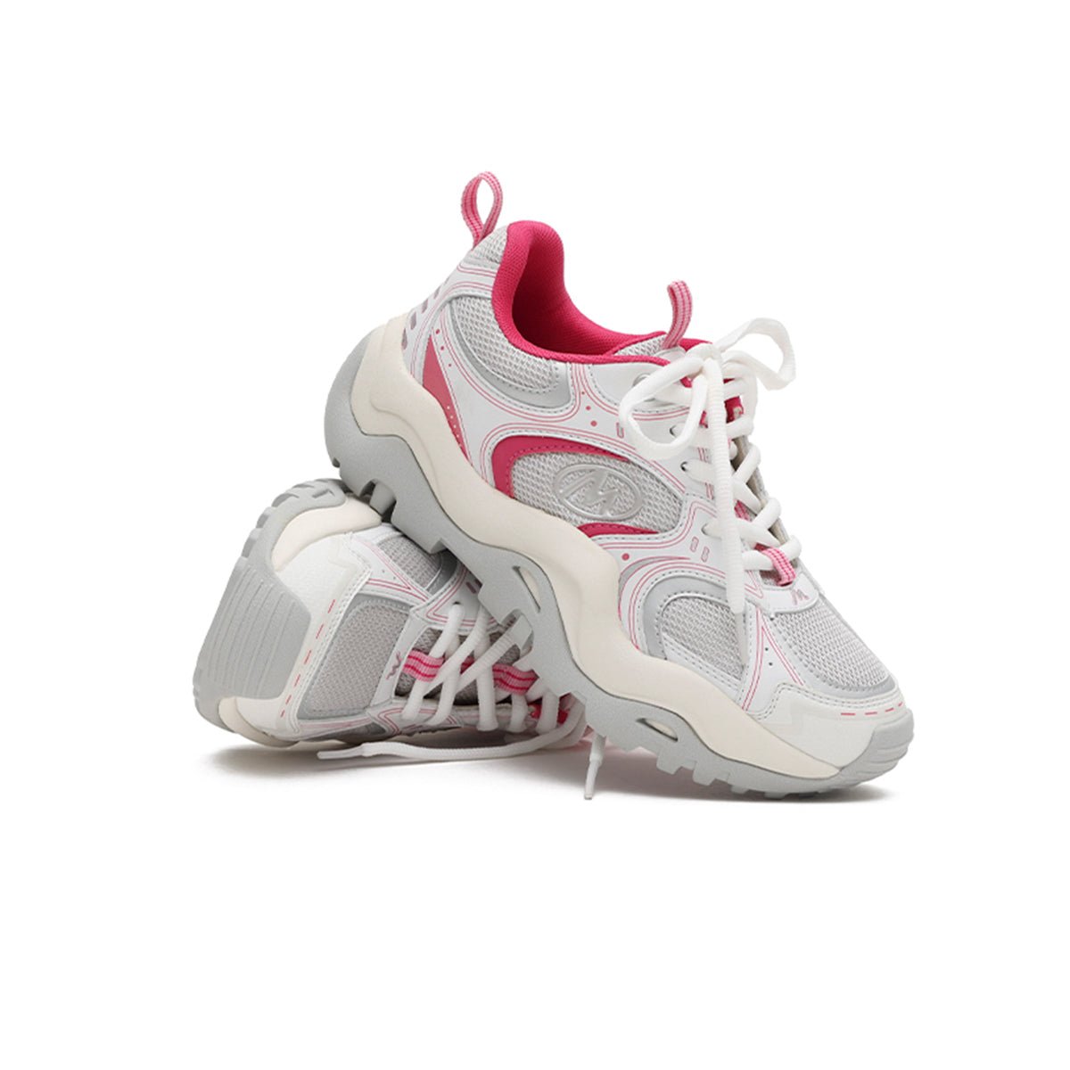 Women's Chunky Mesh Platform Athletic Sneakers