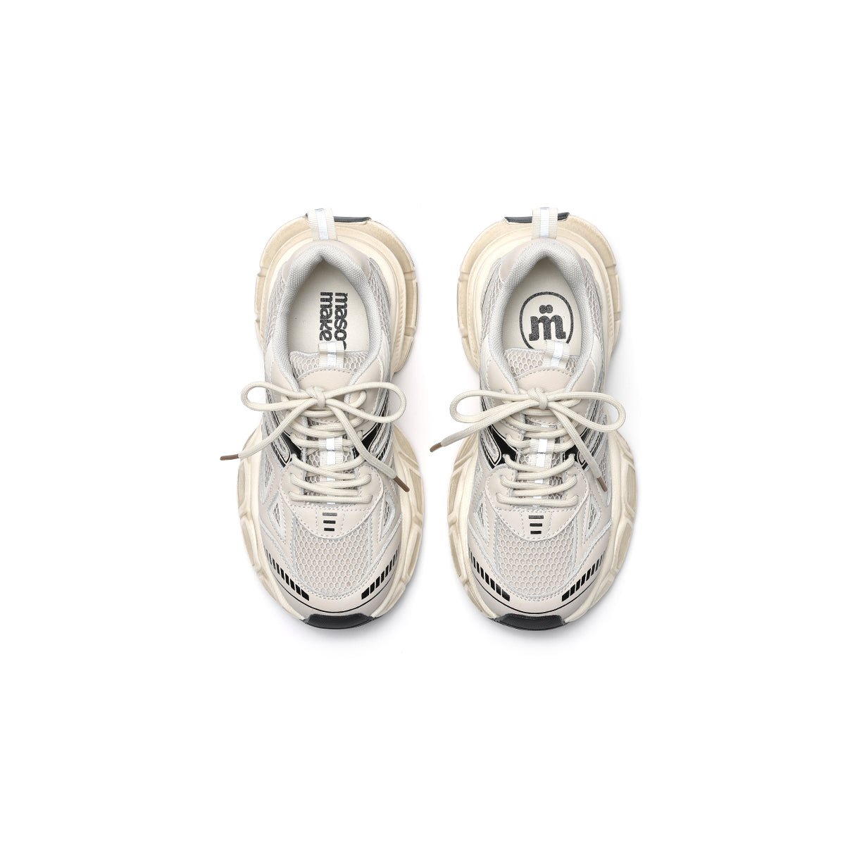 Women's Chunky Streetstyle Platform Sneakers – Technical Mesh