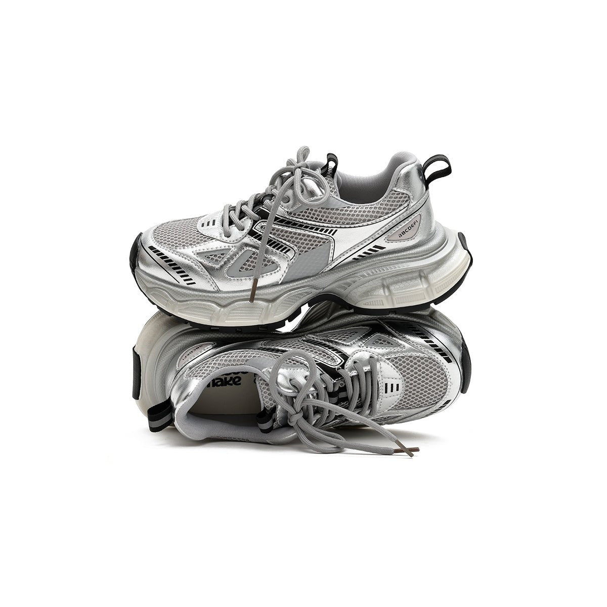 Women's Chunky Streetstyle Platform Sneakers – Technical Mesh