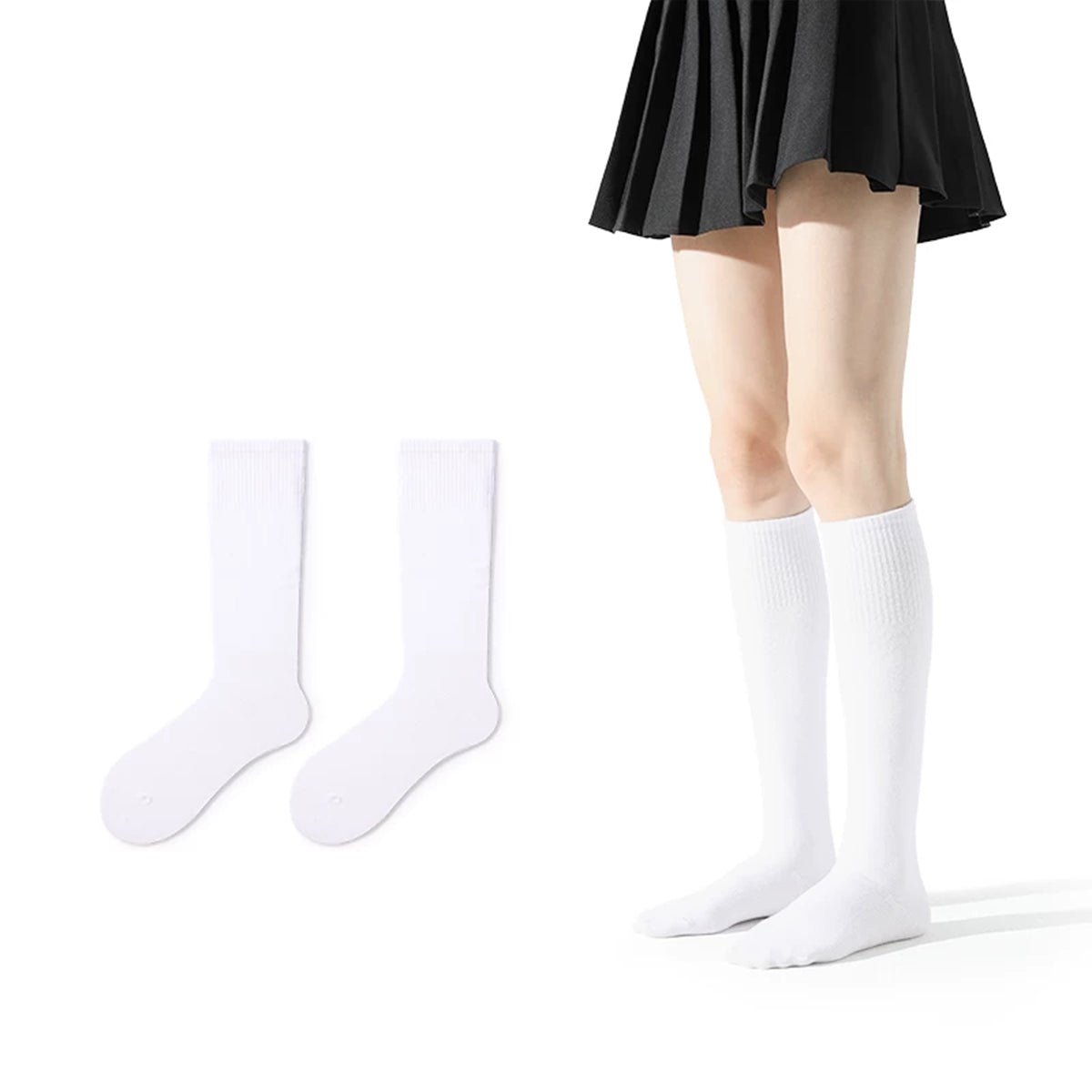 Women's Classic All - Season Long Socks – Multi - Length Knee - High & Over - Knee Styles