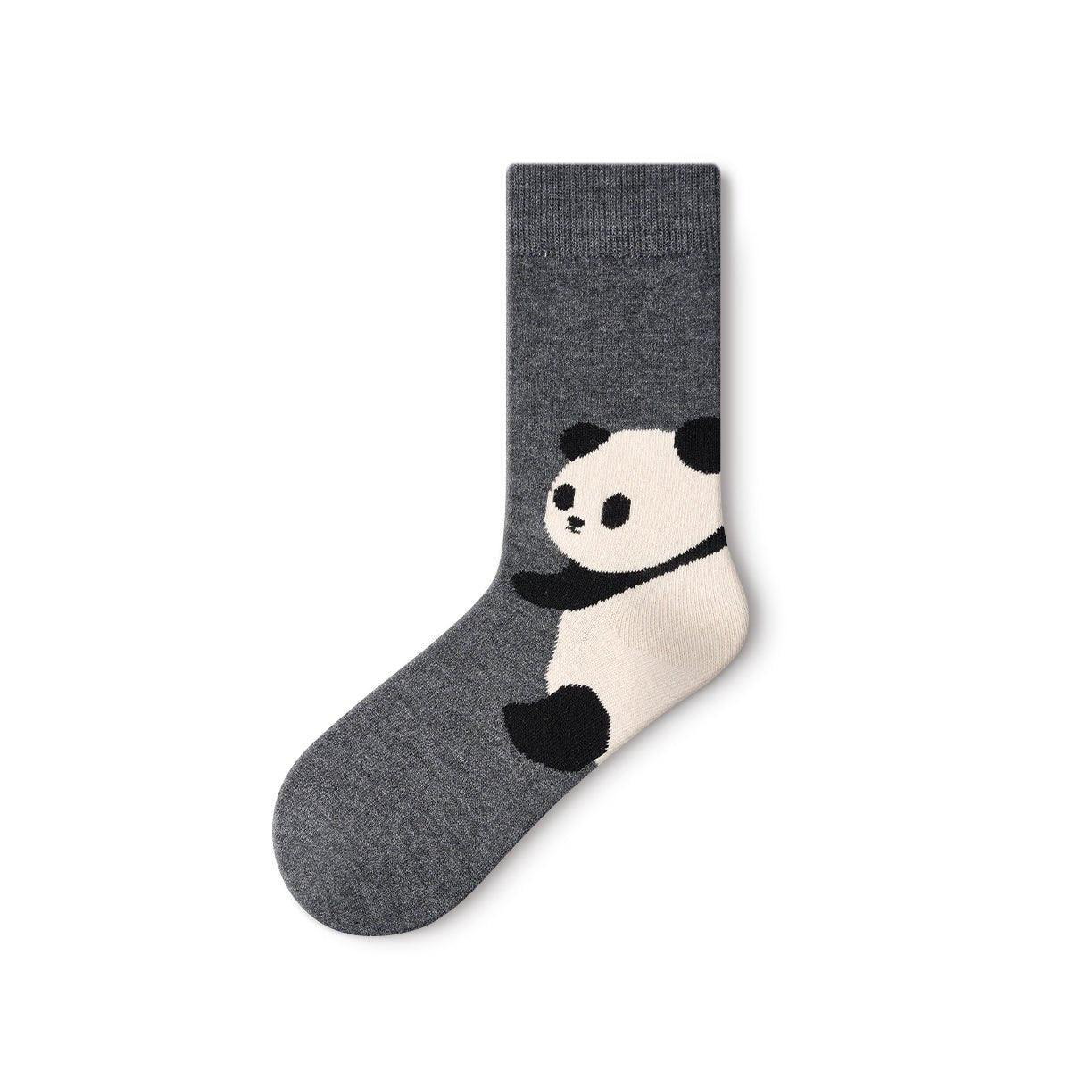 Cozy Winter Animal Wool Mid - Calf Socks – Women's 4 - Pair Cold - Weather Set