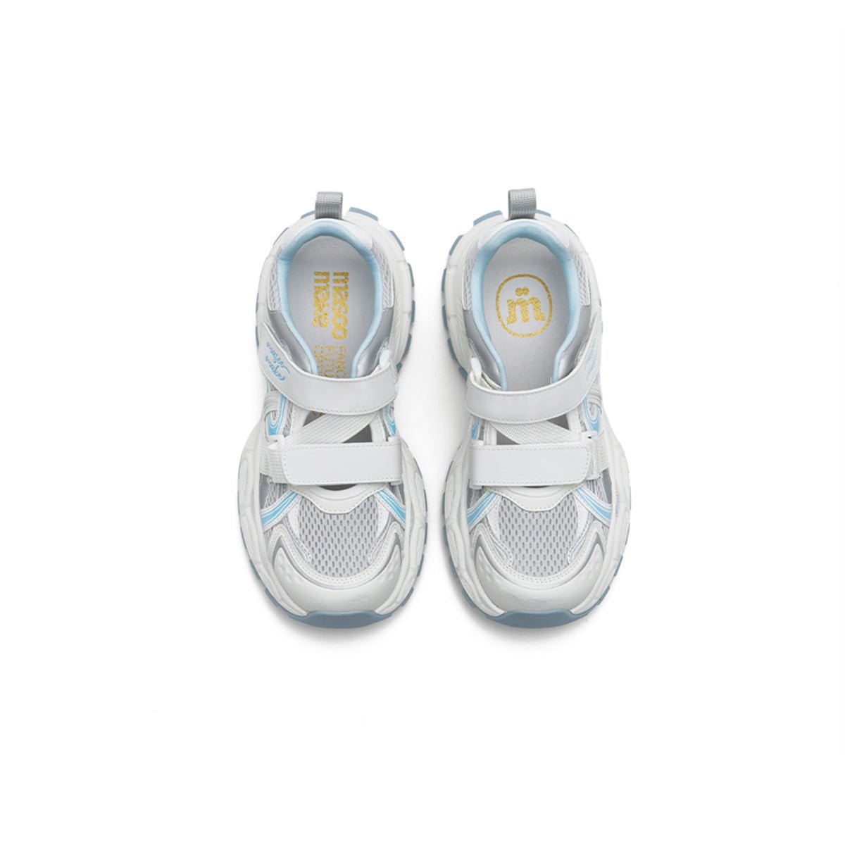 Women's Cutout Mesh Hybrid Sneaker Sandals – Velcro Chunky Platform Shoes