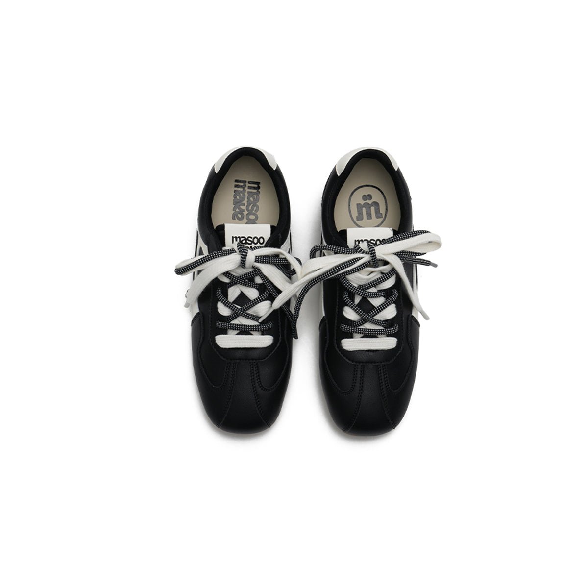 Women's Dual Lace GAT Flat Sneakers – Retro Minimalist Trainer Shoes