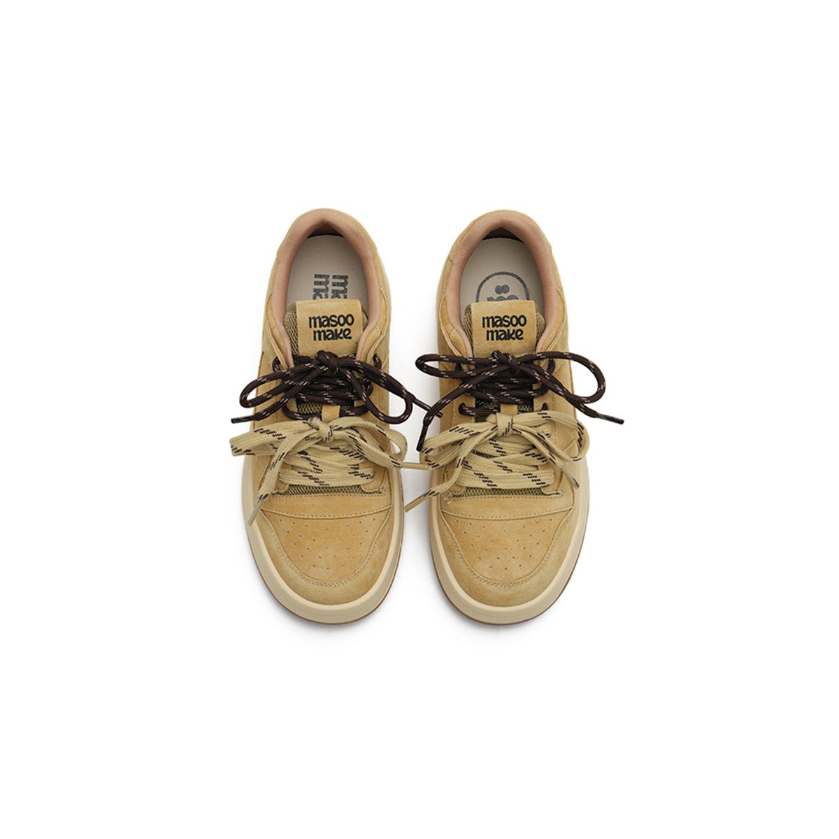 Women's Dual Lace Platform Court Sneakers – Y2K Chunky Retro Shoes