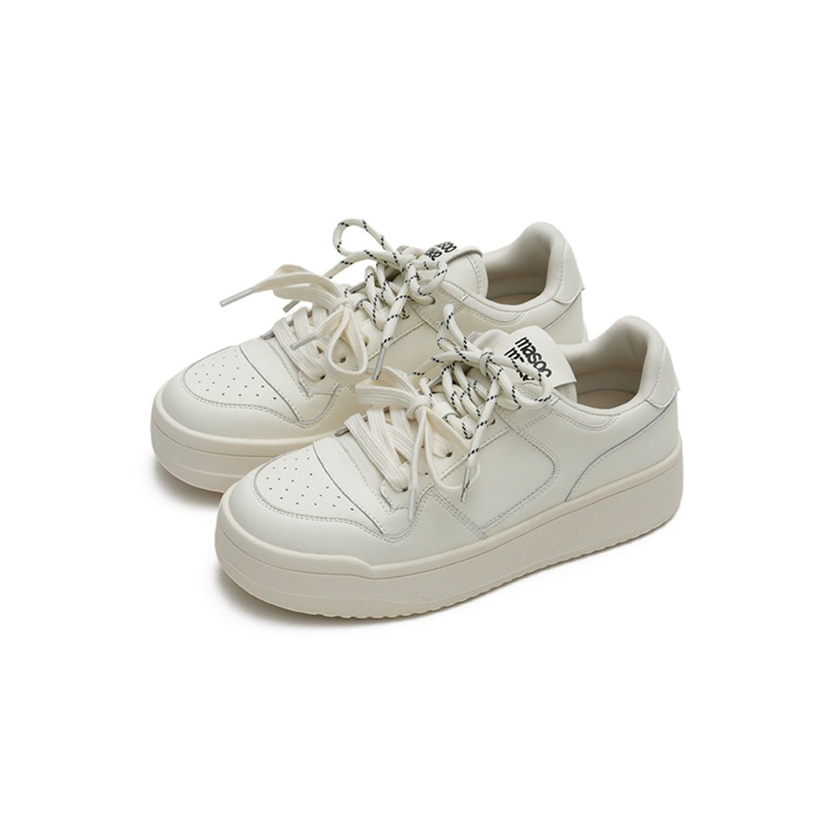 Women's Dual Lace Platform Court Sneakers – Y2K Chunky Retro Shoes