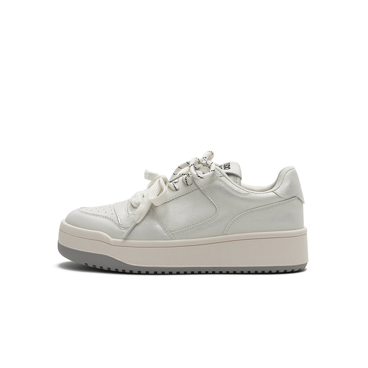 Women's Dual Lace Platform Court Sneakers – Y2K Chunky Retro Shoes