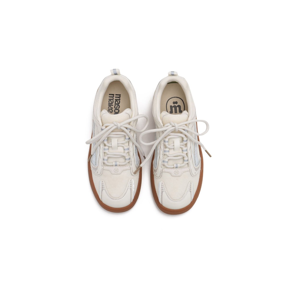 Women’s Flat Technical Mesh Sneakers – Graphic Panel Trainers