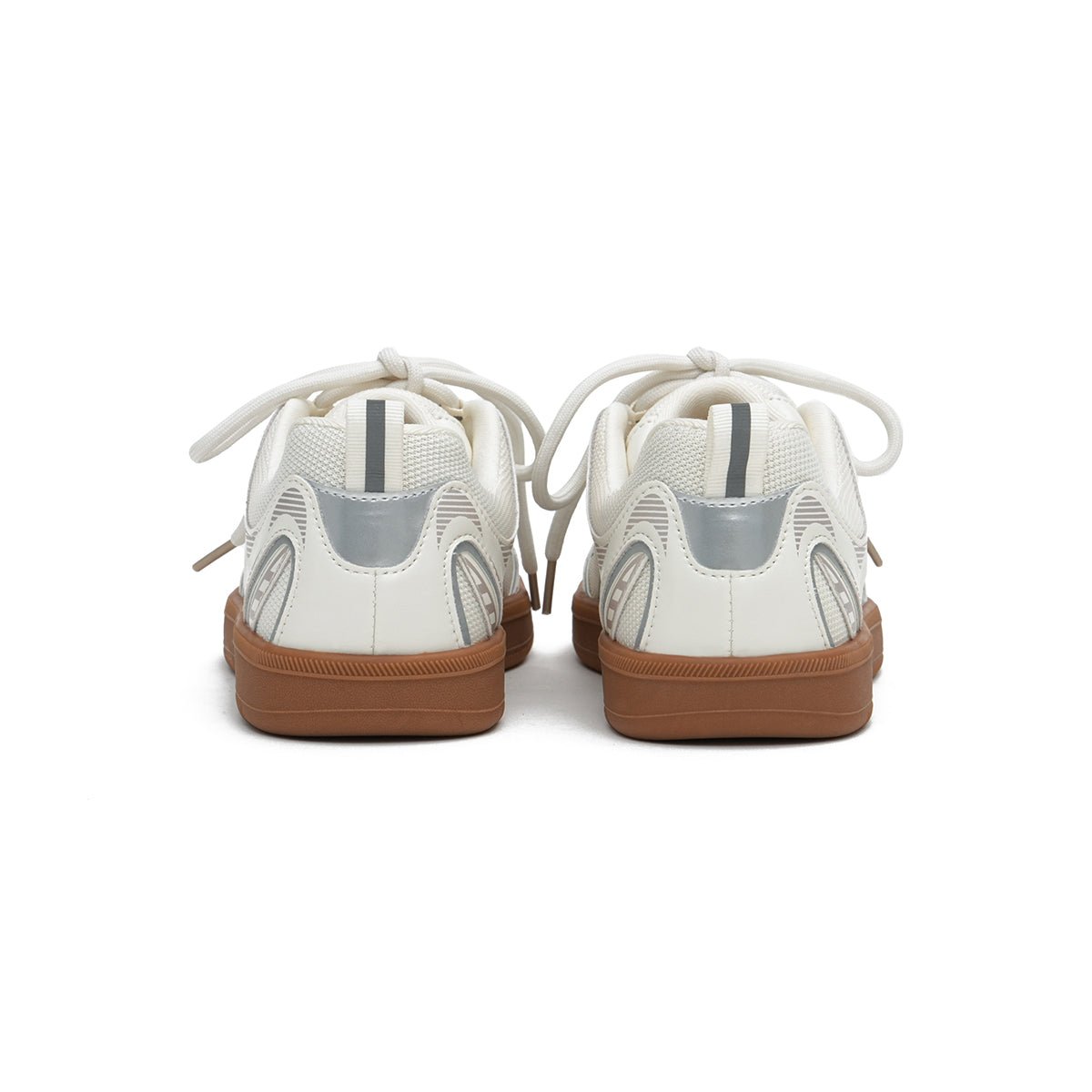 Women’s Flat Technical Mesh Sneakers – Graphic Panel Trainers