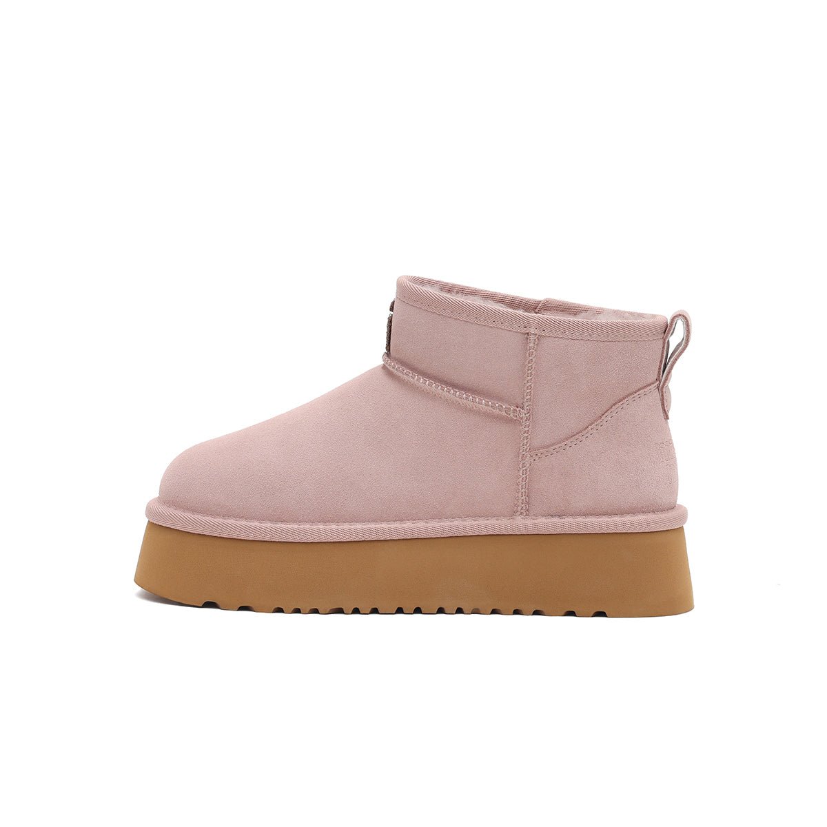 Women’s Fleece - Lined Ankle Snow Boots – Platform Suede Booties