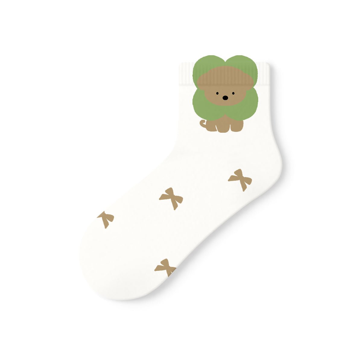 Women's Kawaii Animal Character Short Ankle Socks - 5 Pair Summer Set