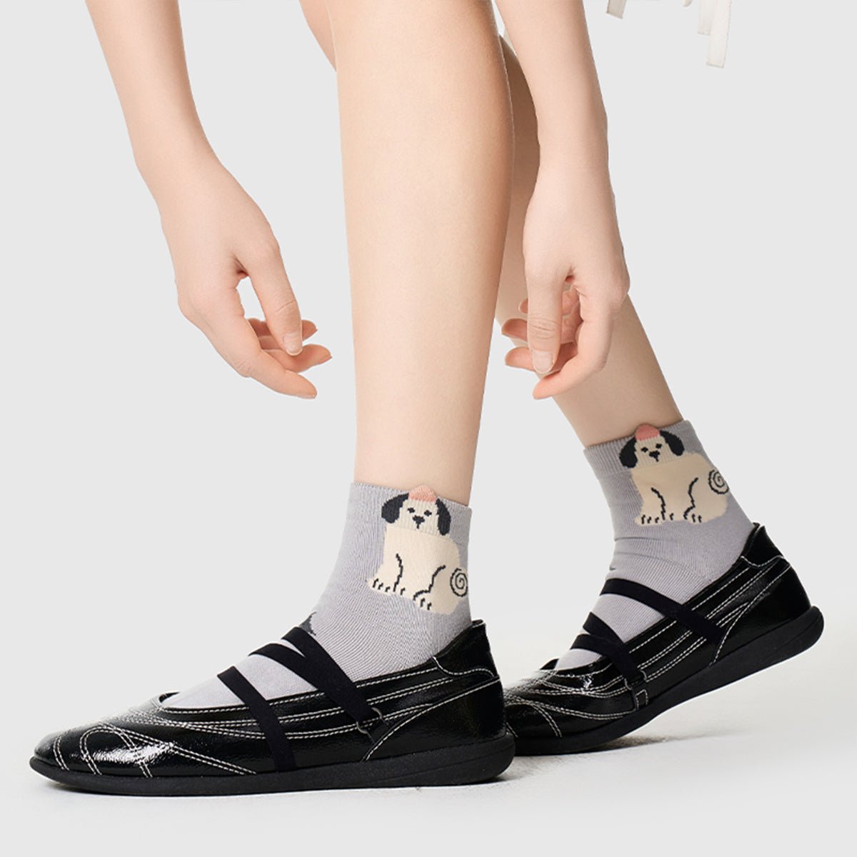 Women's Kawaii Character Short Ankle Socks - 5 Pair Summer Set