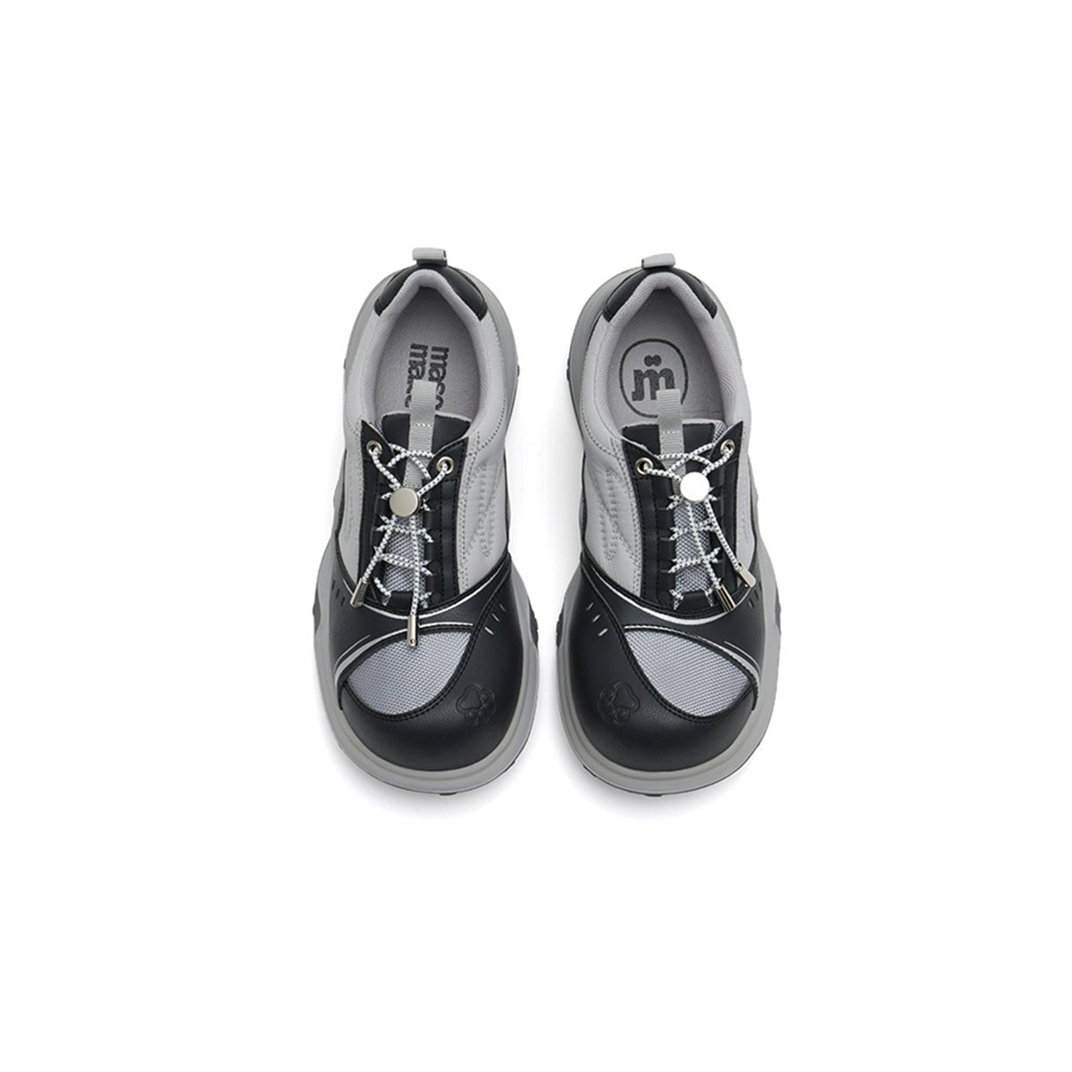 Women's Kawaii Chunky Dad Sneakers – Paw Print Platform Shoes
