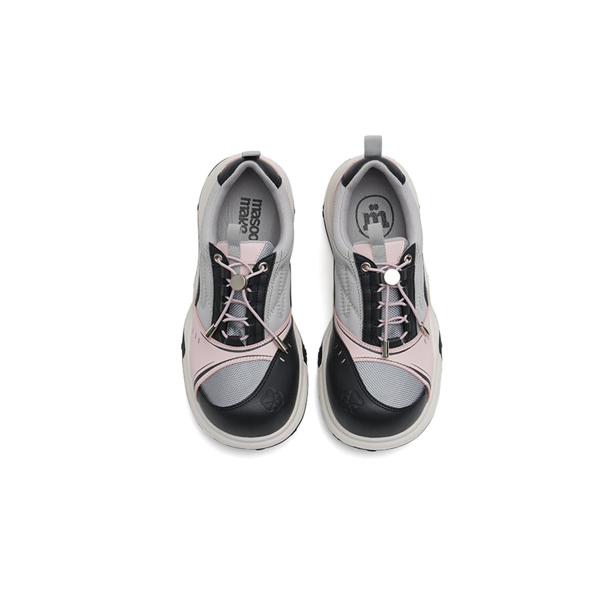Women's Kawaii Chunky Dad Sneakers – Paw Print Platform Shoes