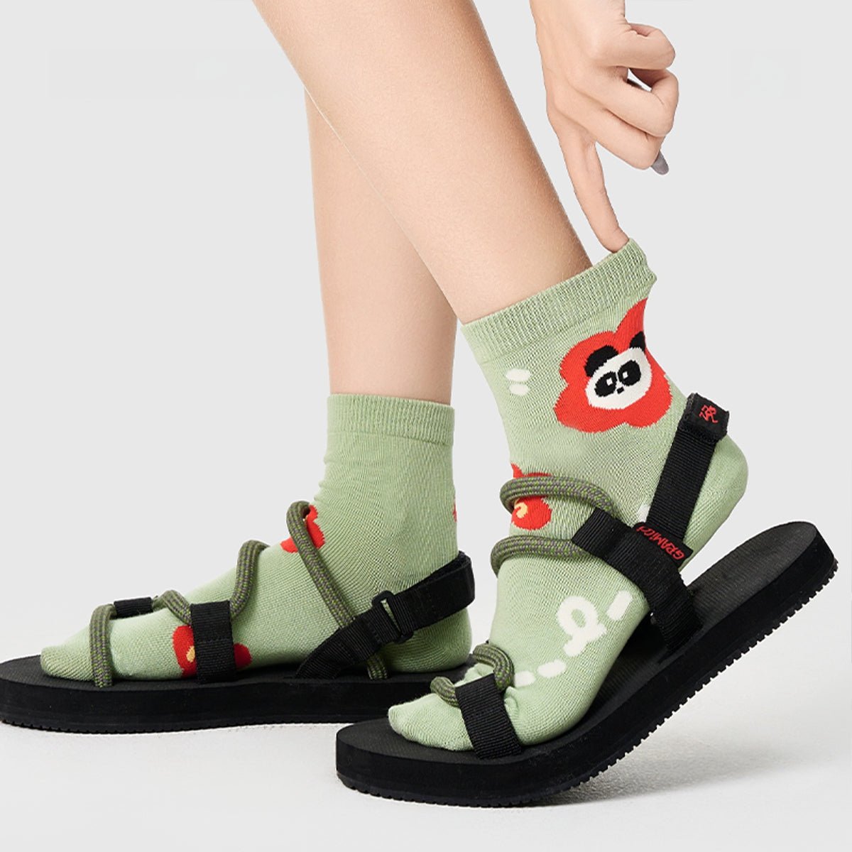 Women's Kawaii Pet Character Short Ankle Socks - 5 Pair Summer Set