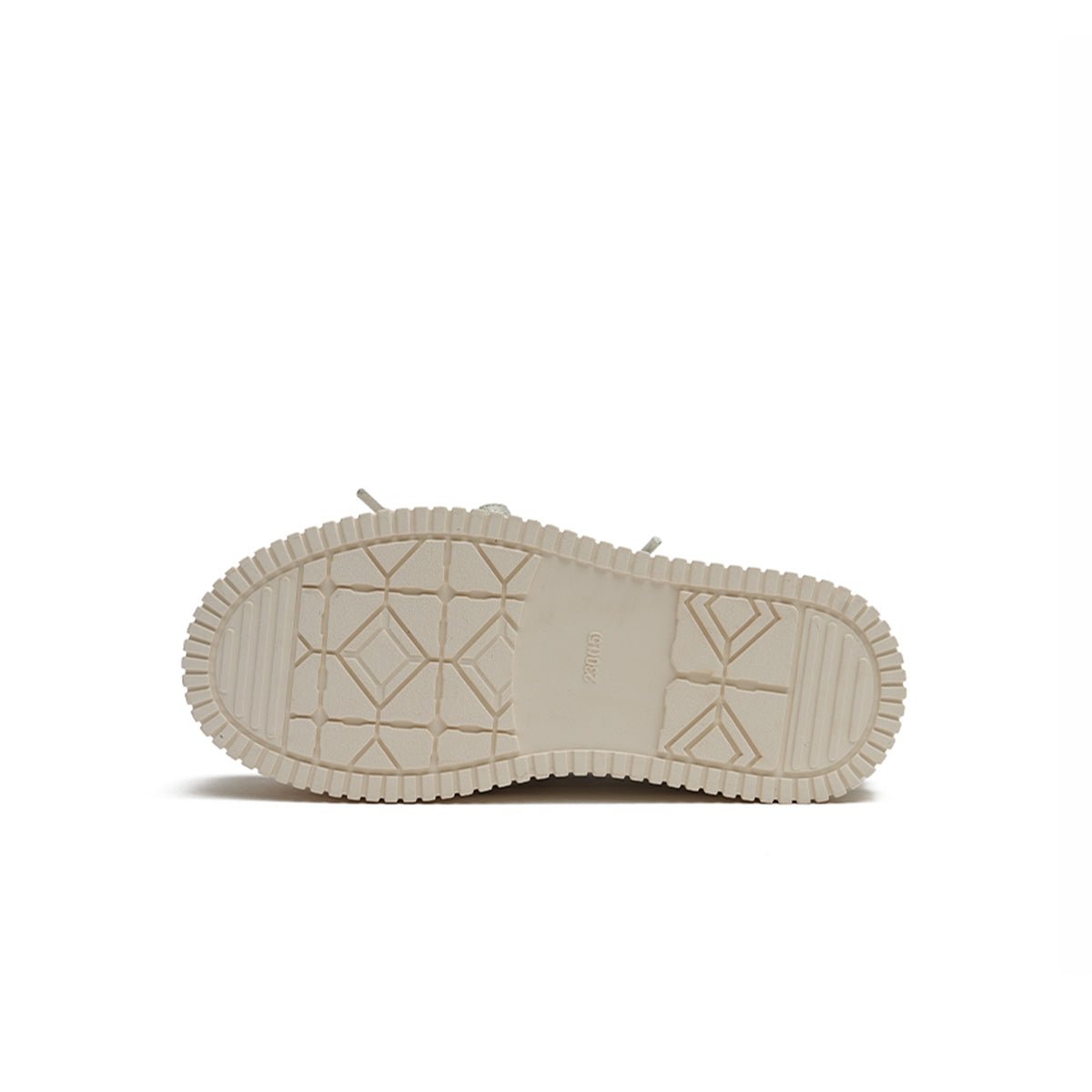 Women's Platform Canvas Sneakers – Double Stripe Chunky Shoes