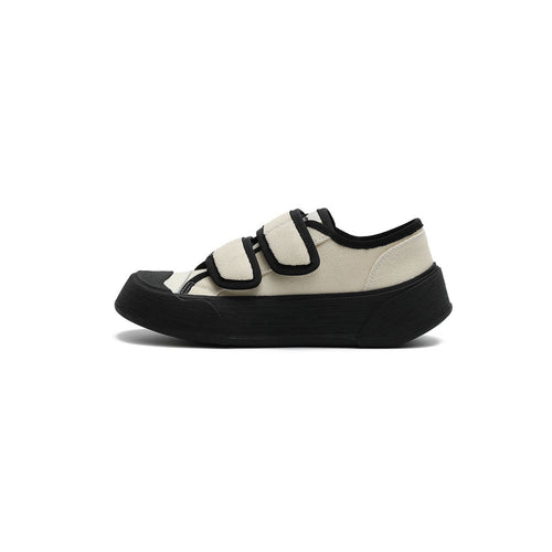 Women's Platform Canvas Velcro Sneakers