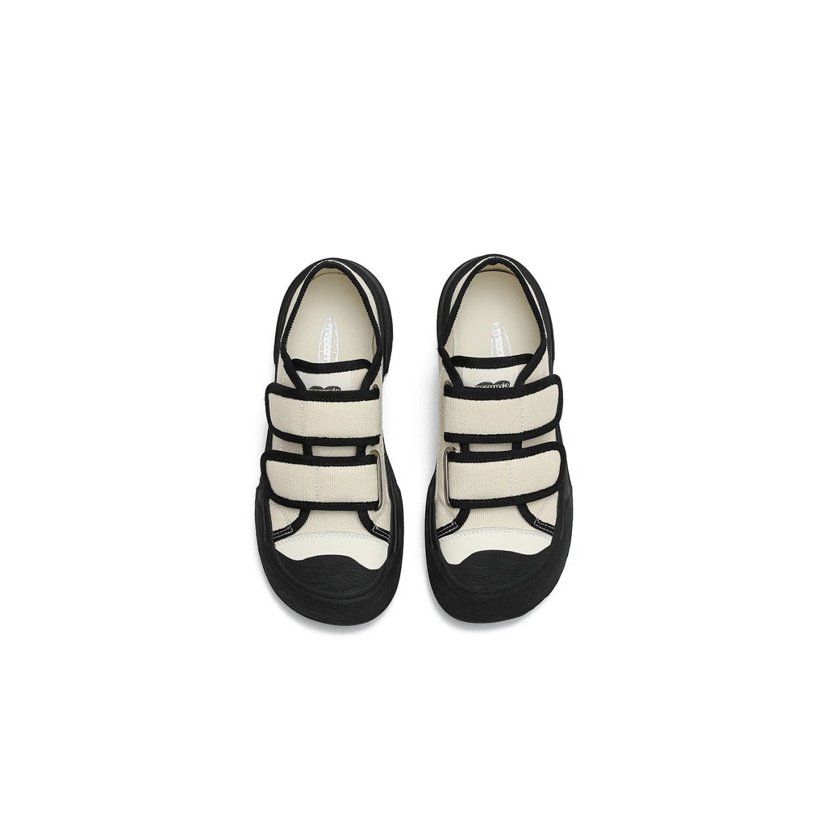 Women's Platform Canvas Velcro Sneakers
