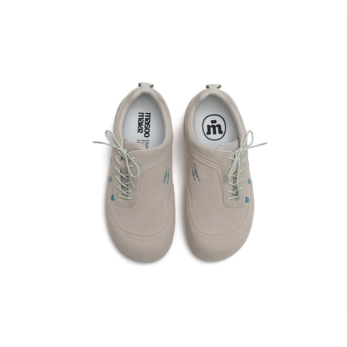 Women's Polka Dot Chunky Toe Sneakers – Kawaii Suede Campus Shoes