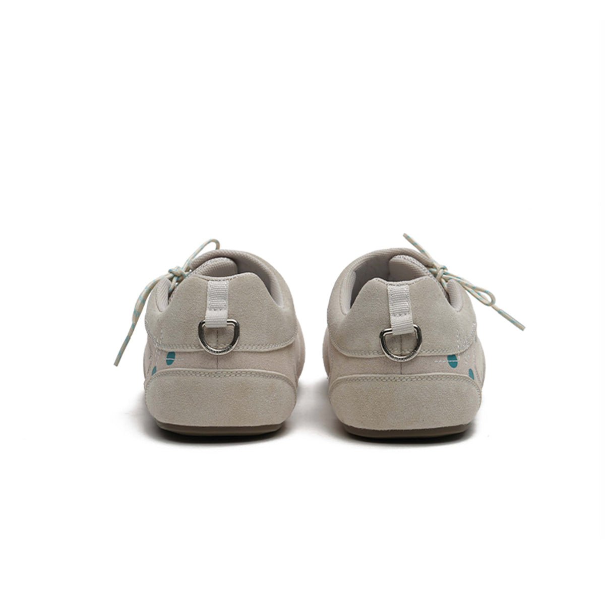 Women's Polka Dot Chunky Toe Sneakers – Kawaii Suede Campus Shoes