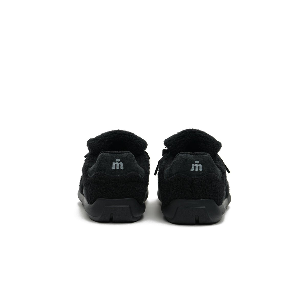 Women's Sherpa Velcro Sneakers – Plaid Star Patch Cozy Winter Shoes