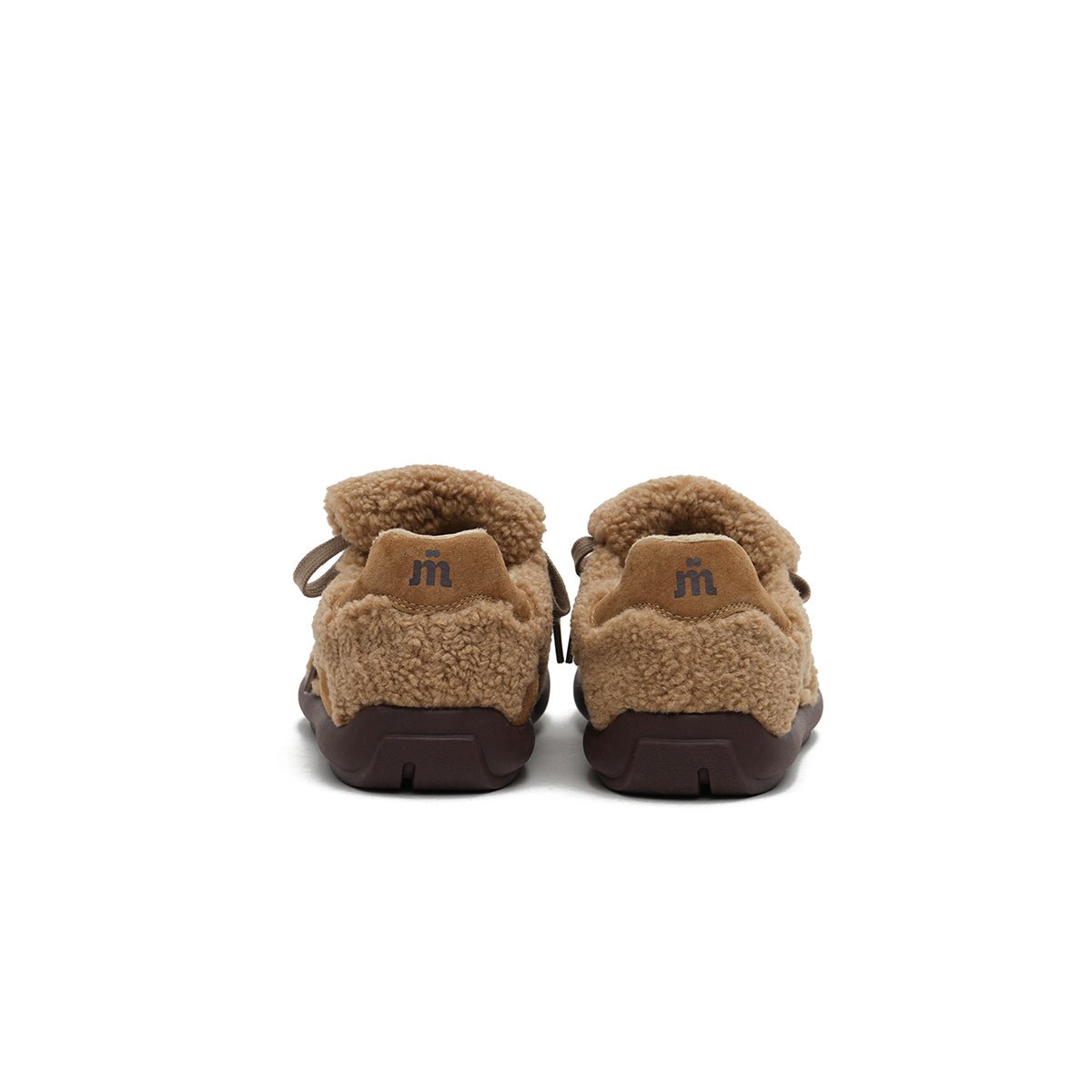 Women's Sherpa Velcro Sneakers – Plaid Star Patch Cozy Winter Shoes