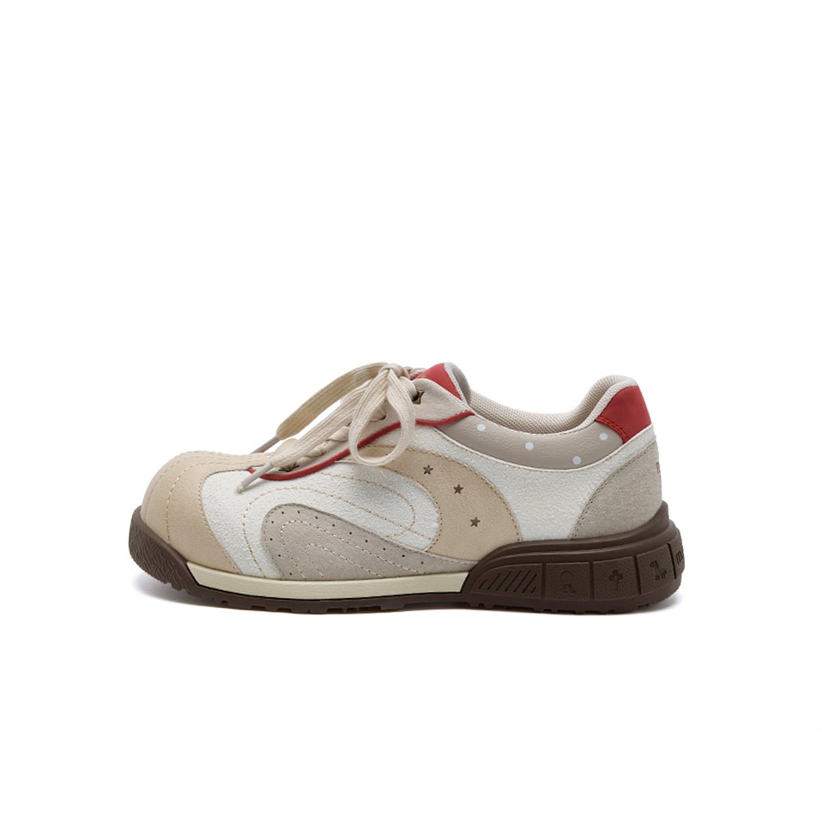 Women's Star Chunky Toe Platform Sneakers – Kawaii Suede Trainers