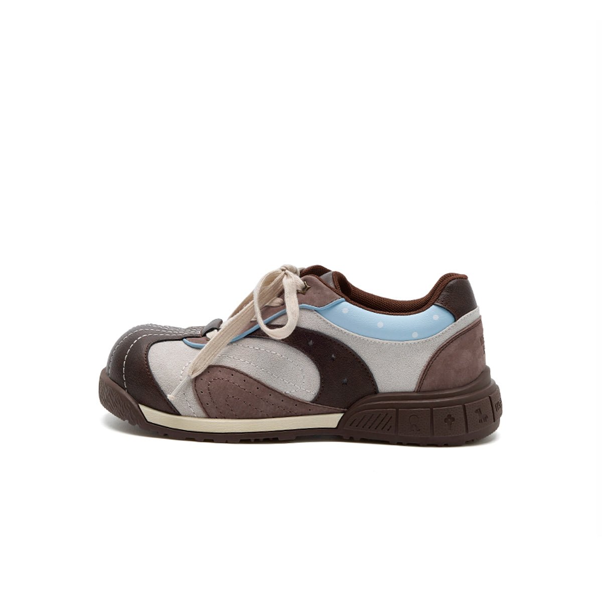 Women's Star Chunky Toe Platform Sneakers – Kawaii Suede Trainers