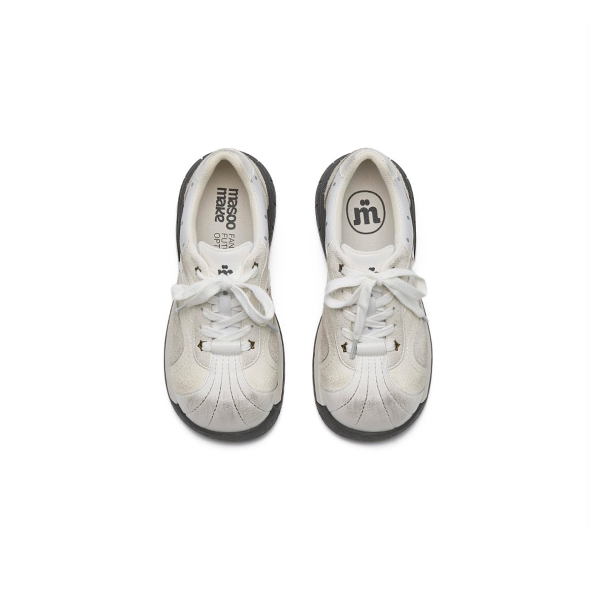 Women's Star Chunky Toe Platform Sneakers – Kawaii Suede Trainers