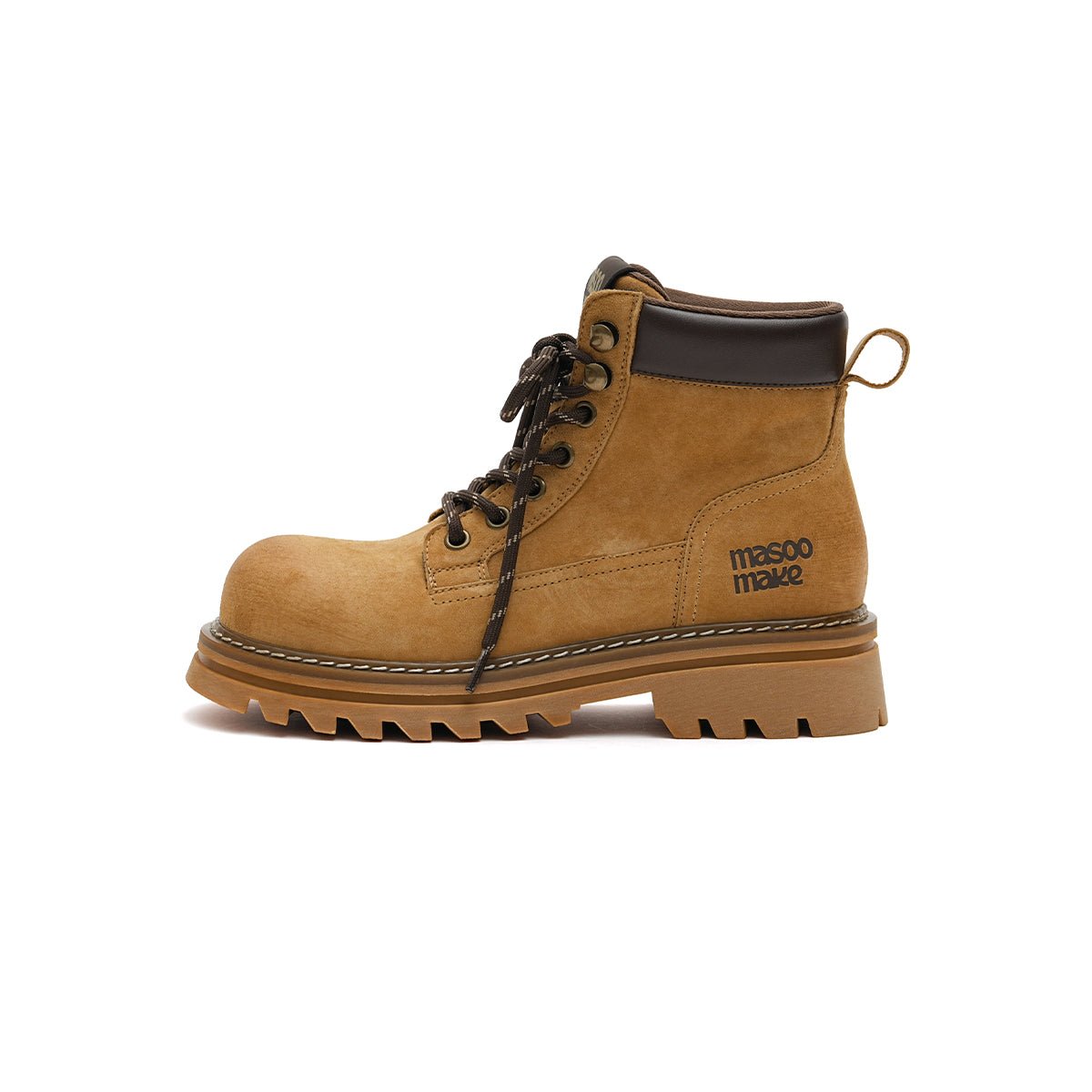 Women's Suede Chunky Lug Sole Boots – Workwear Ankle Boots