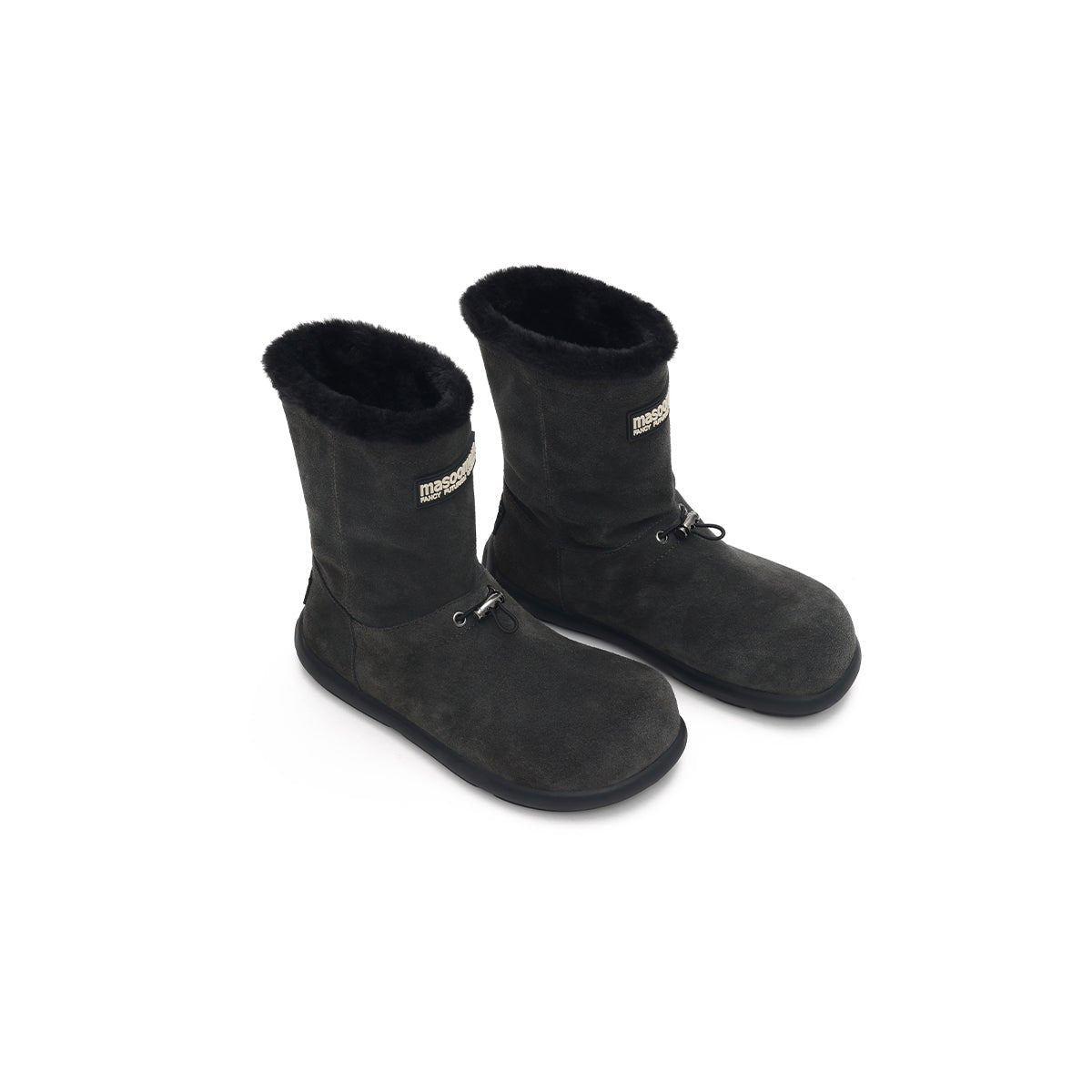 Women’s Suede Mid - Calf Snow Boots – Fleece - Lined Winter Boots