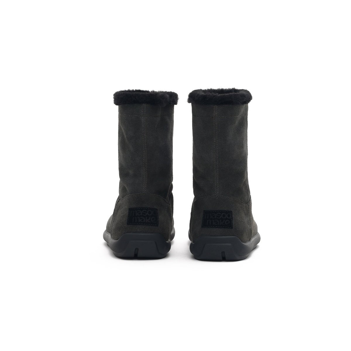 Women’s Suede Mid - Calf Snow Boots – Fleece - Lined Winter Boots
